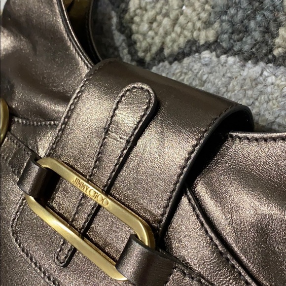 💕 Jimmy choo bronze metallic leather satchel 💕 - Picture 5 of 16